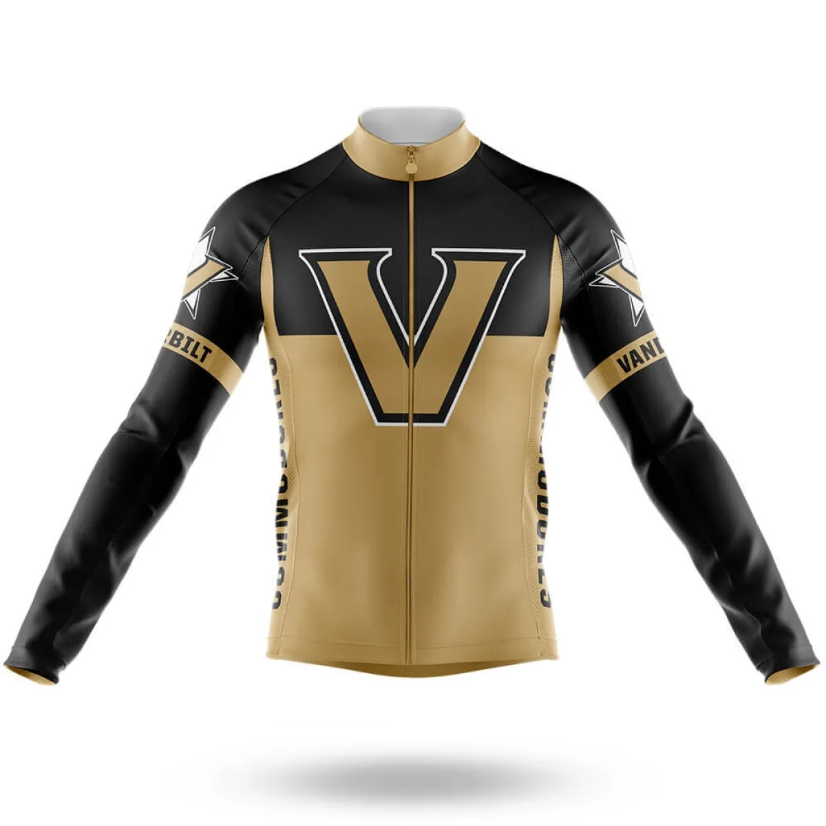 Vanderbilt University V2 Long Sleeve Cycling Jersey Only