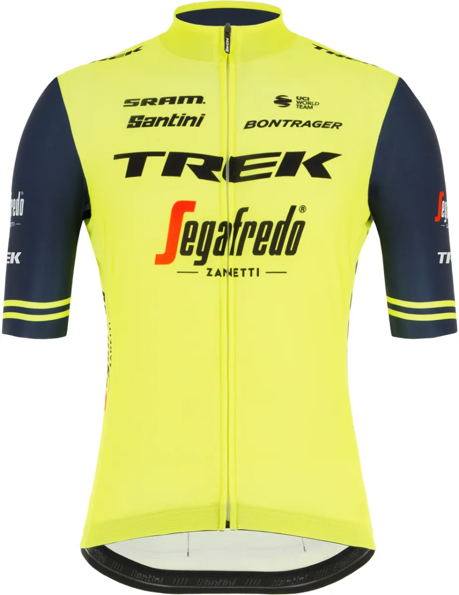 2021 Trek Segafredo Yellow Training Fluo Fan Jersey, TRE21J6
