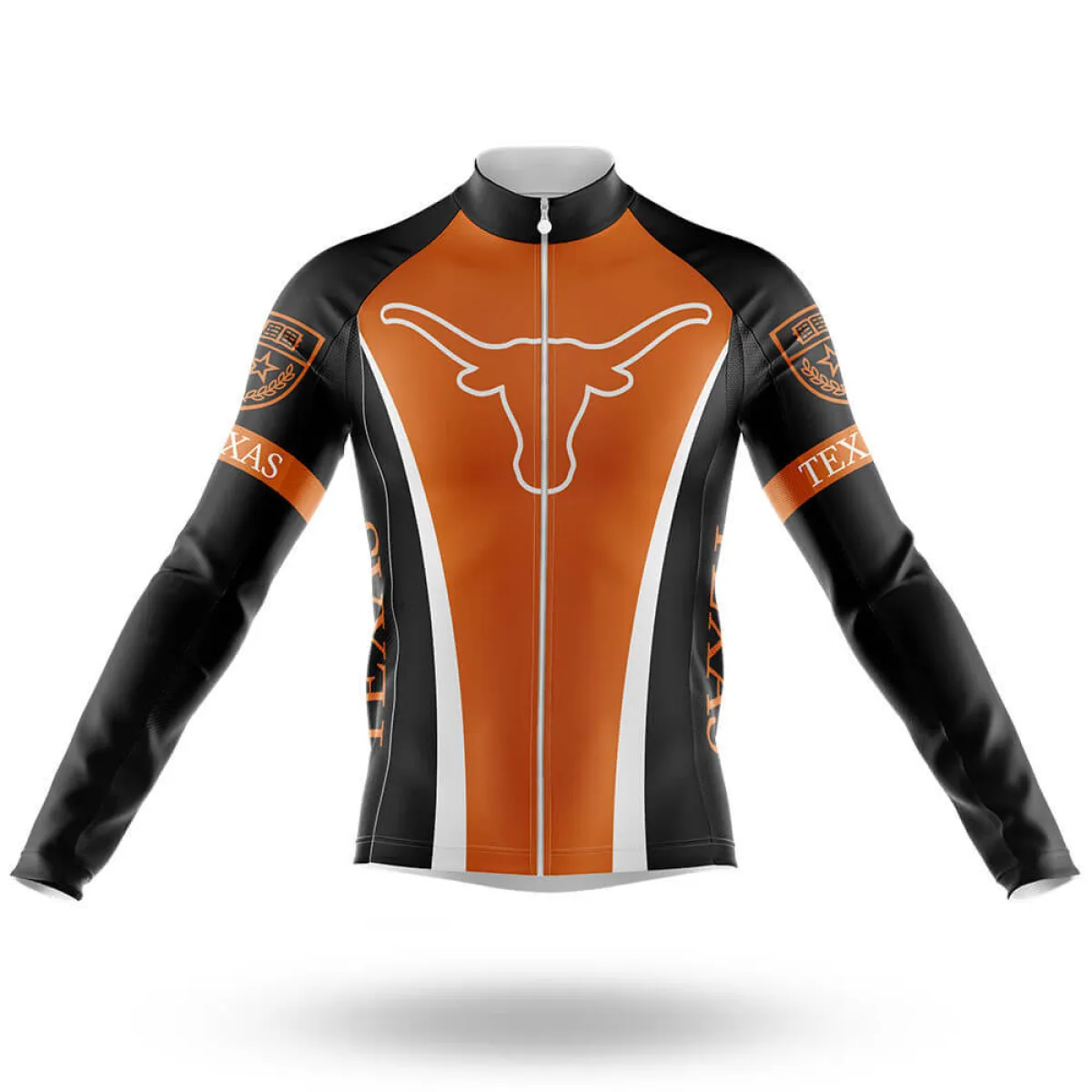 University of Texas Austin Long Sleeve Cycling Jersey Only