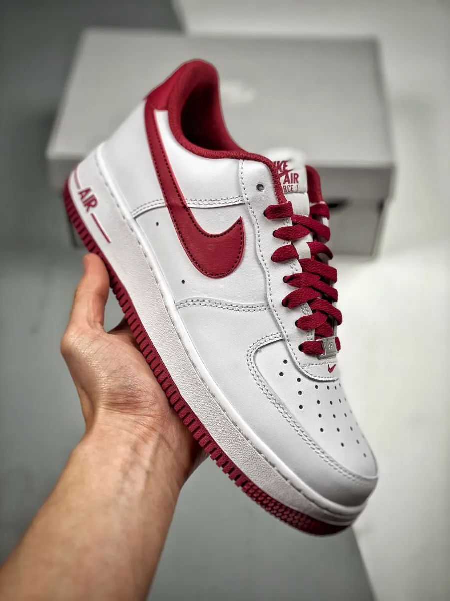 Nike Air Force 1 Low White Red Brand New