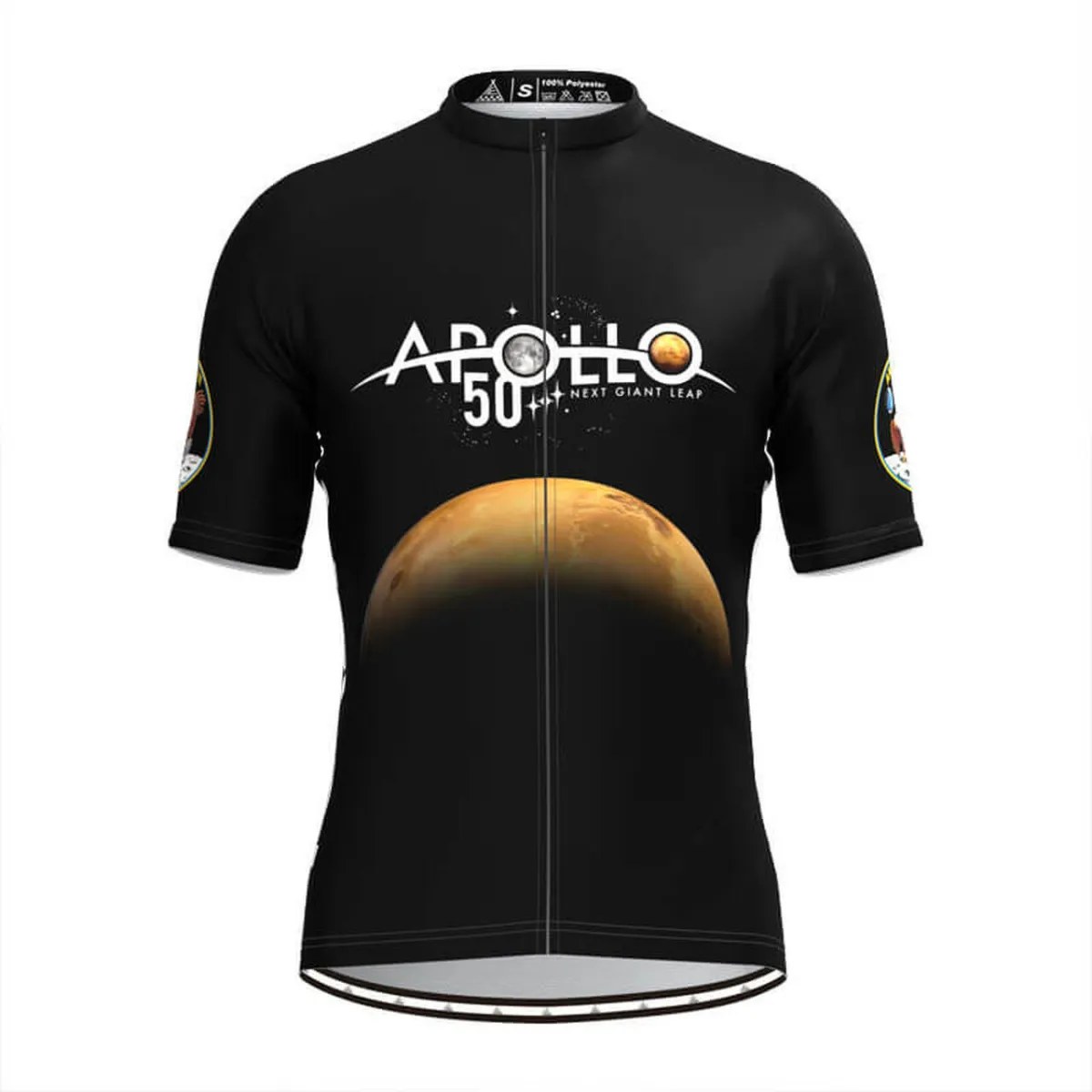 Apollo 11 50th Anniversary Men's Cycling Jersey Black