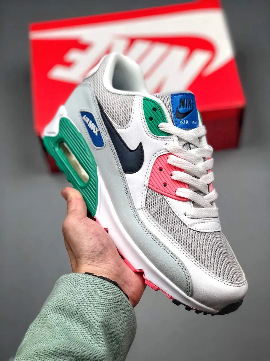 Nike Air Max 90 Watermelon White/Pure Platinum-Blue Nebula