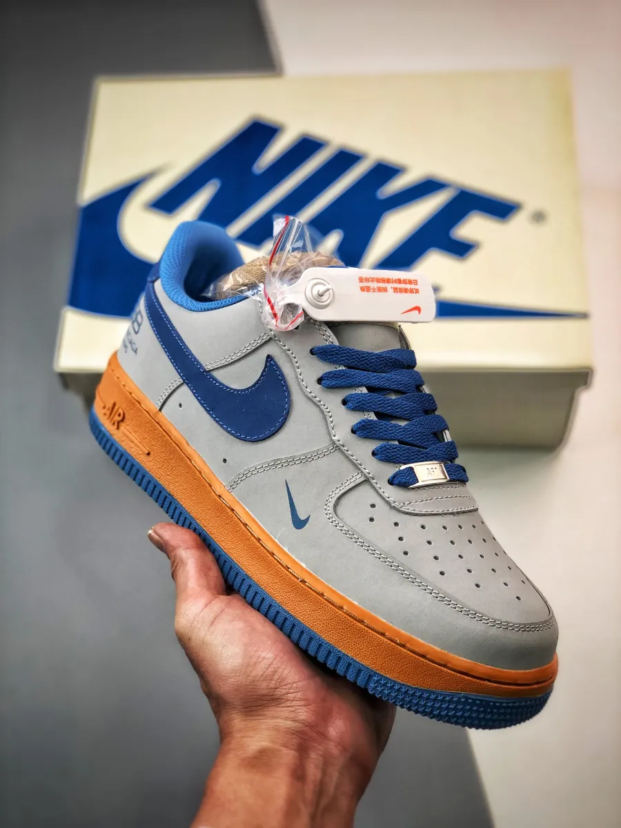 Nike Air Force 1 Low Grey Blue Orange 1678610337 New Releases