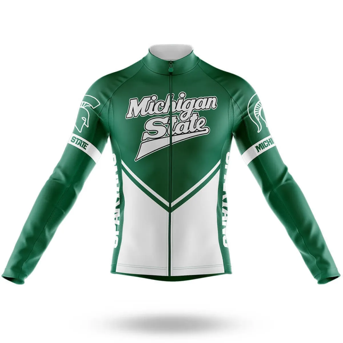 Michigan State University V3 Cycling Kit - Long Sleeve Jersey