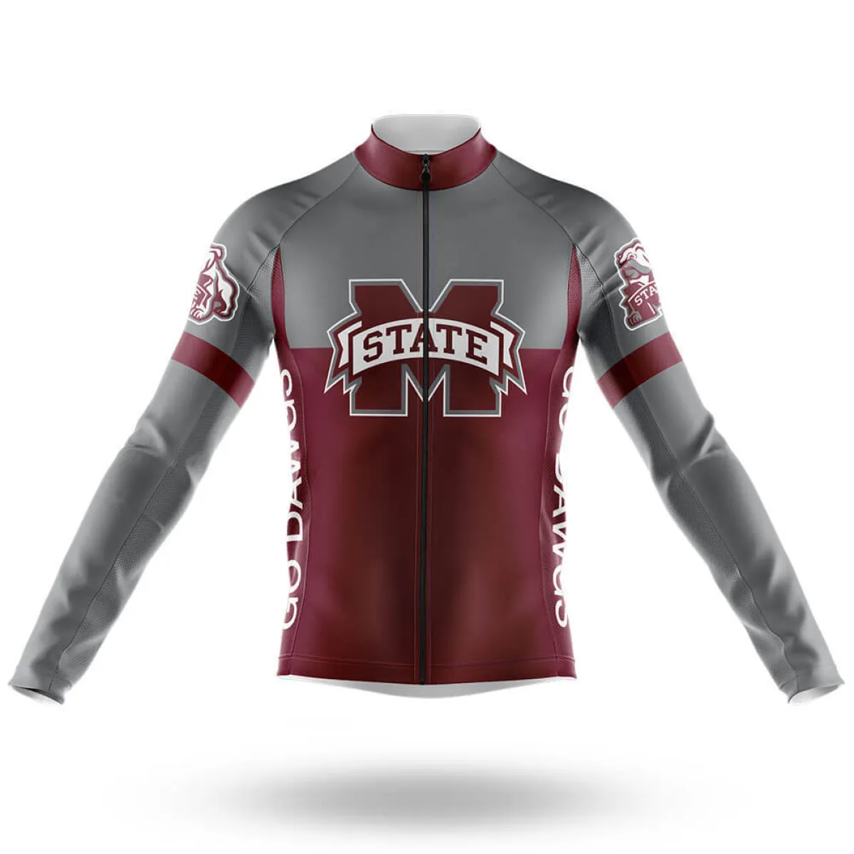 Mississippi State University V2 Long Sleeve Cycling Jersey Only