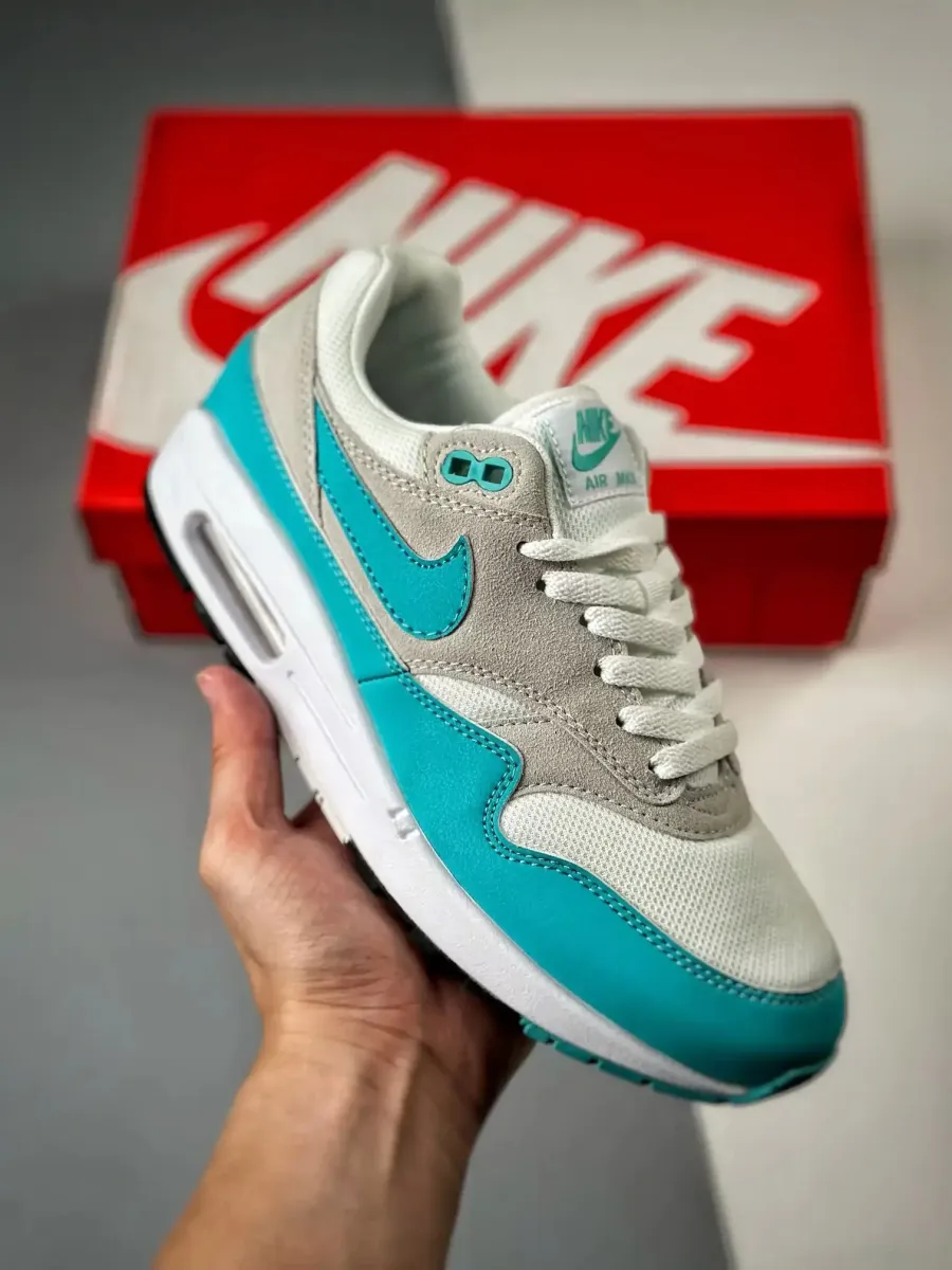Nike Air Max 1 Neutral Grey/Clear Jade-White / Nike Air Max Corduroy
