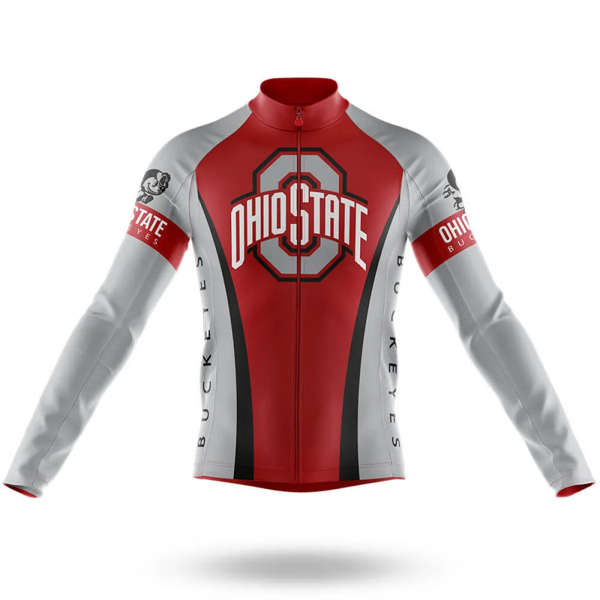Ohio State Long Sleeve Cycling Jersey Only | ohio state bike jersey