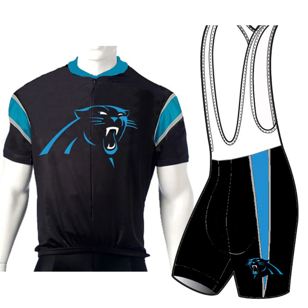 NFL Carolina Panthers Cycling Jerseys (bib) Shorts Restock