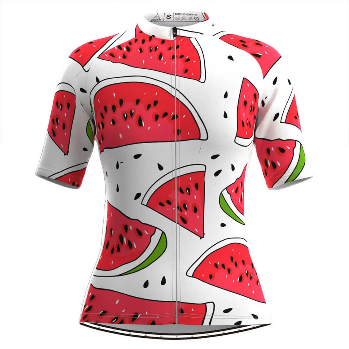 Women's Watermelon Petals Print Cycling Jersey To Buy