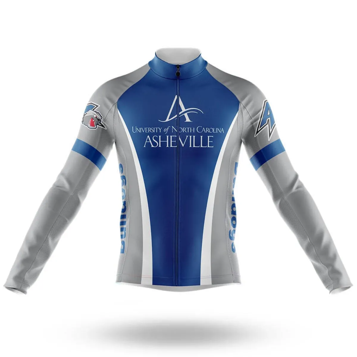 University of North Carolina Asheville Long Sleeve Cycling Jersey Only