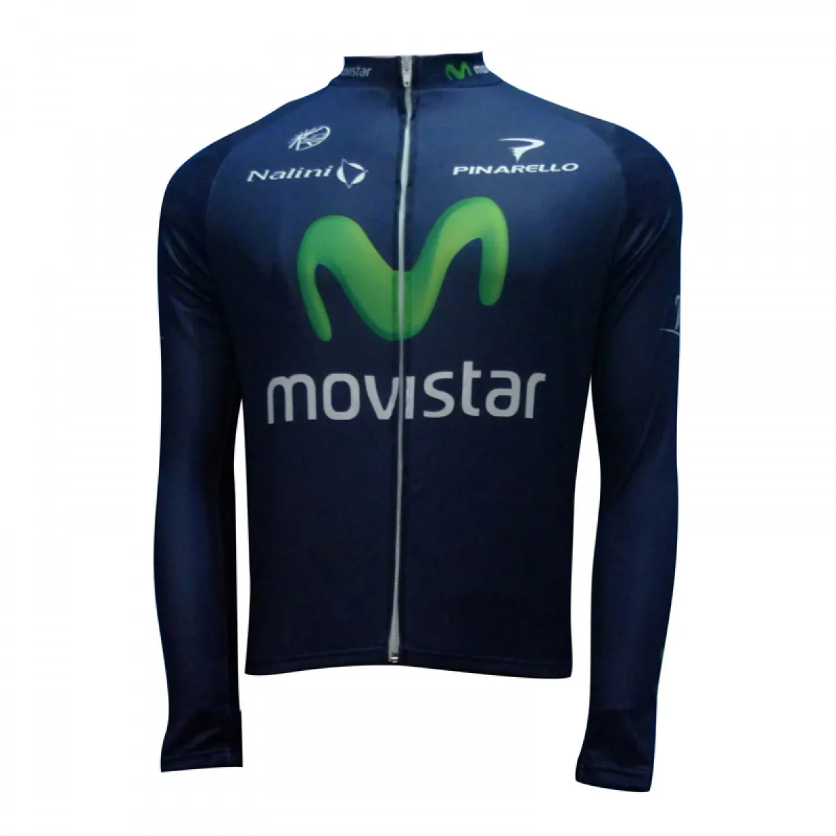 2013 Movistar Cycling Long Sleeve Winter Jacket Brand New