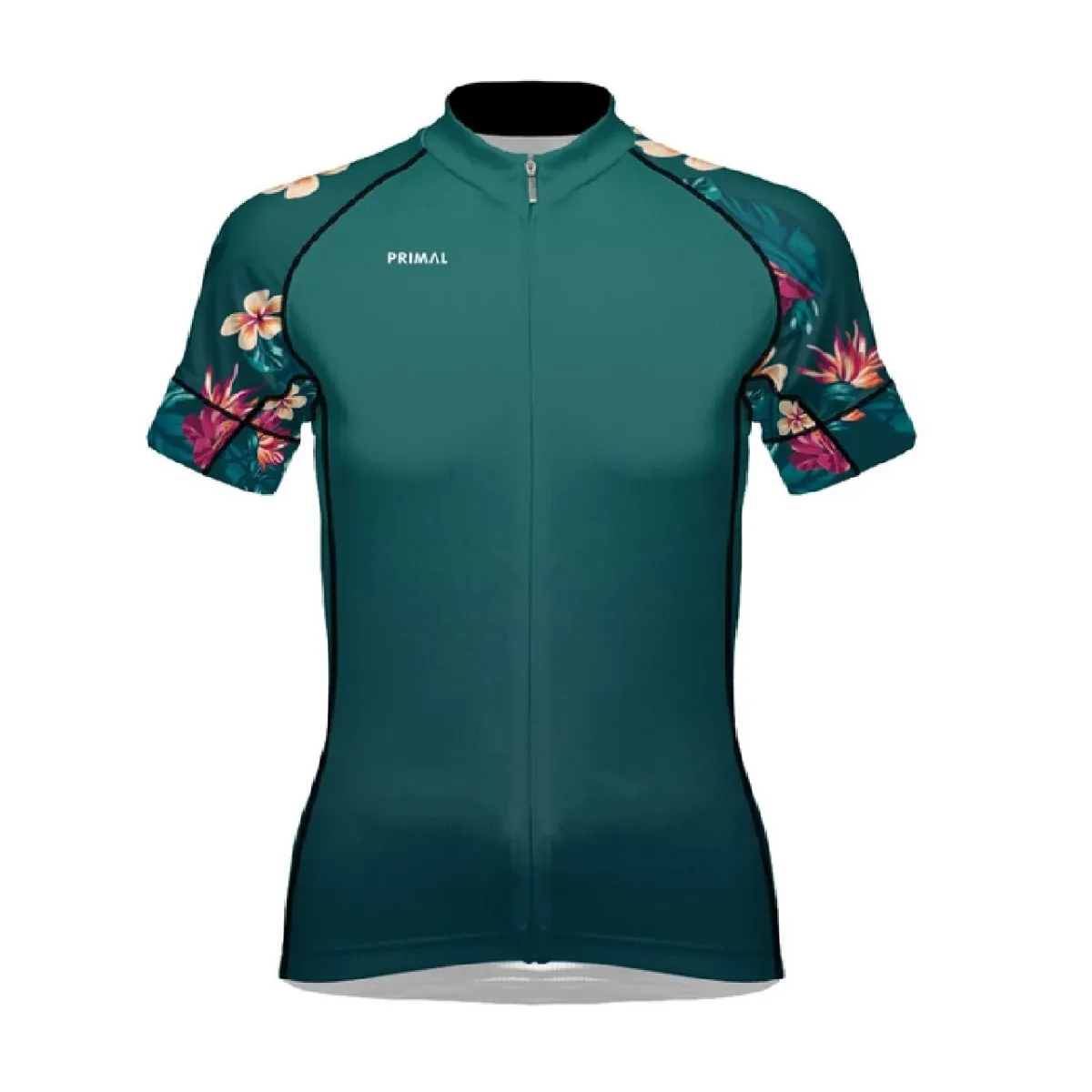 Primal Wear Kona Women's Full Zip Evo 2.0 Race Fit Cycling Jersey