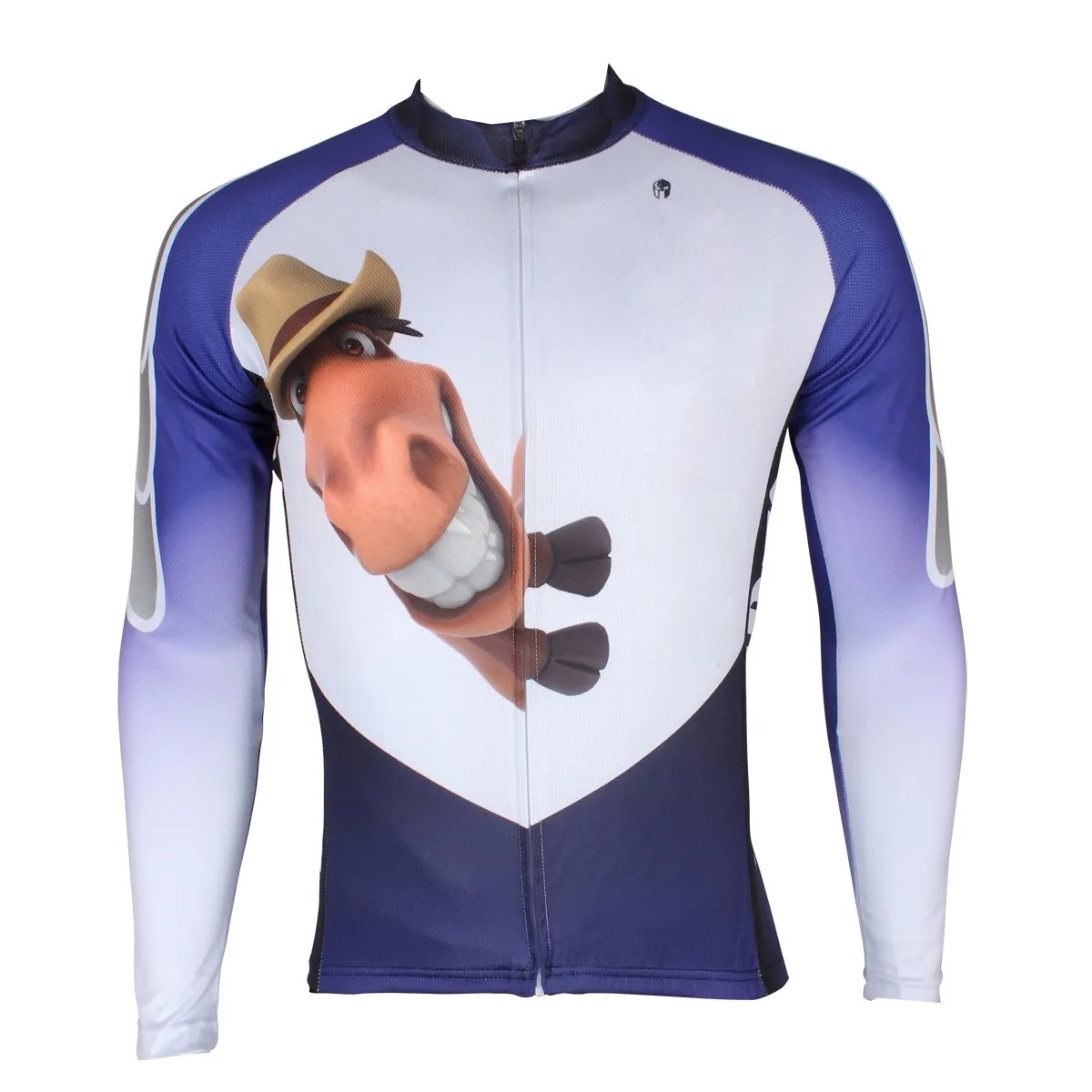 ILPALADINO Horse Men's Professional MTB Cycling Jersey Breathable and Quick Dry Comfortable Bike Shirt for Spring Autumn NO.286