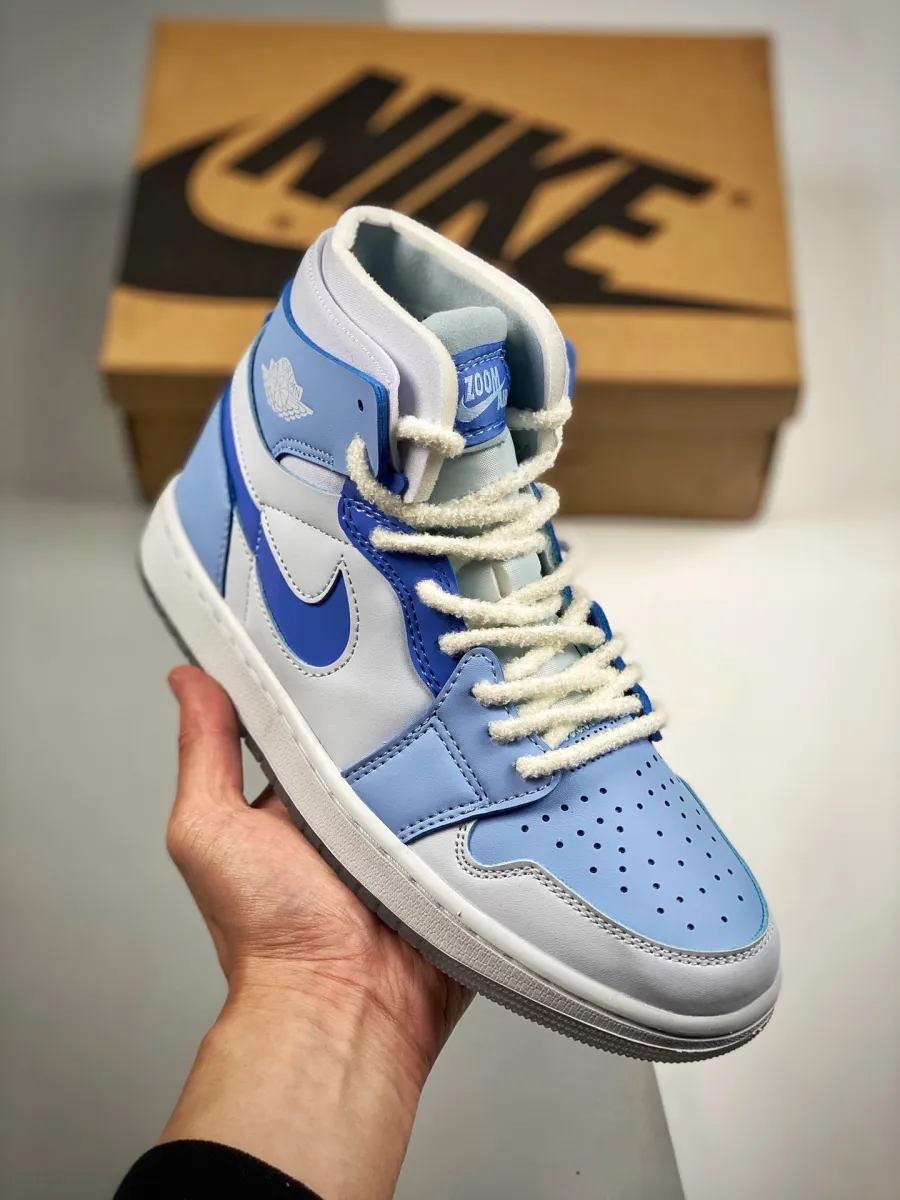 Air Jordan 1 Zoom CMFT White Blue / air jordan 1 zoom cmft washed blue