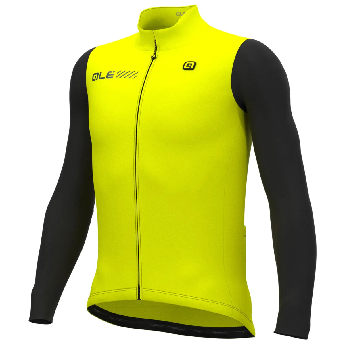 Ale Solid Fondo 2.0 Long Sleeve Jersey - Yellow For Sale