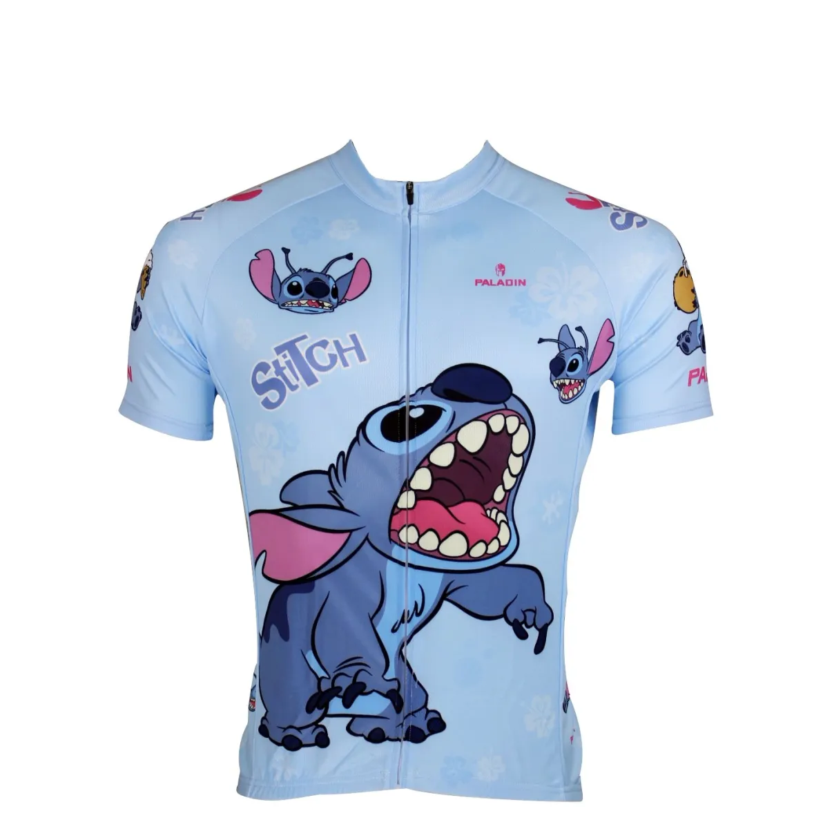 Stitch Man's Spring Summer Short/long-sleeve Cycling Jersey T-shirt Lilo & Stitch NO.98