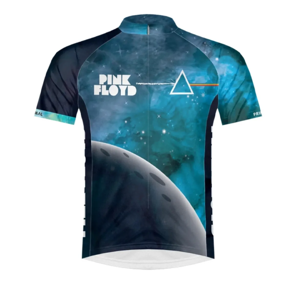 Primal Wear Pink Floyd Great Prism in the Sky Men's Full Zip Sport Cut Cycling Jersey #Light Of The Great Prism