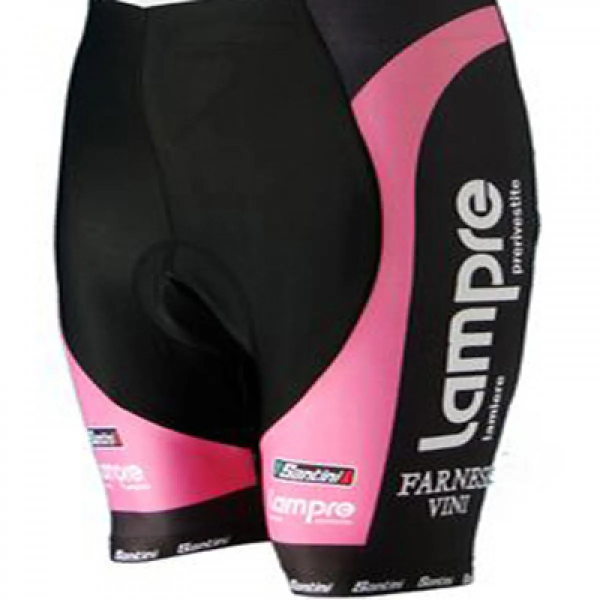 Team Lampre Black/Pink Cycling Shorts Online