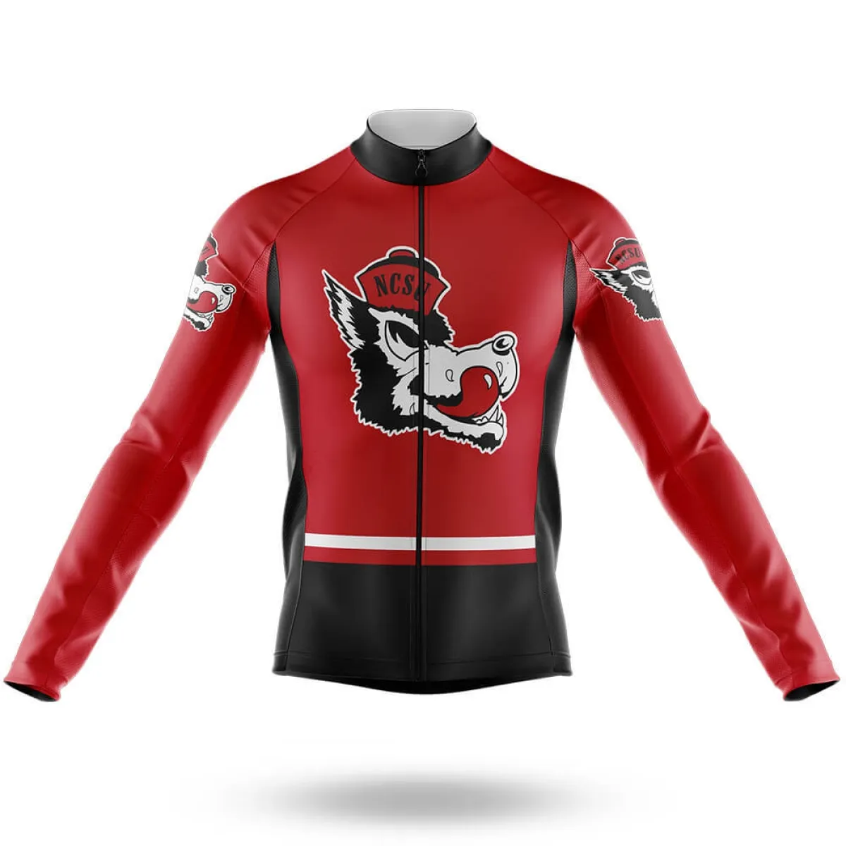 NCSU Wolfpack Long Sleeve Cycling Jersey Only Outlet