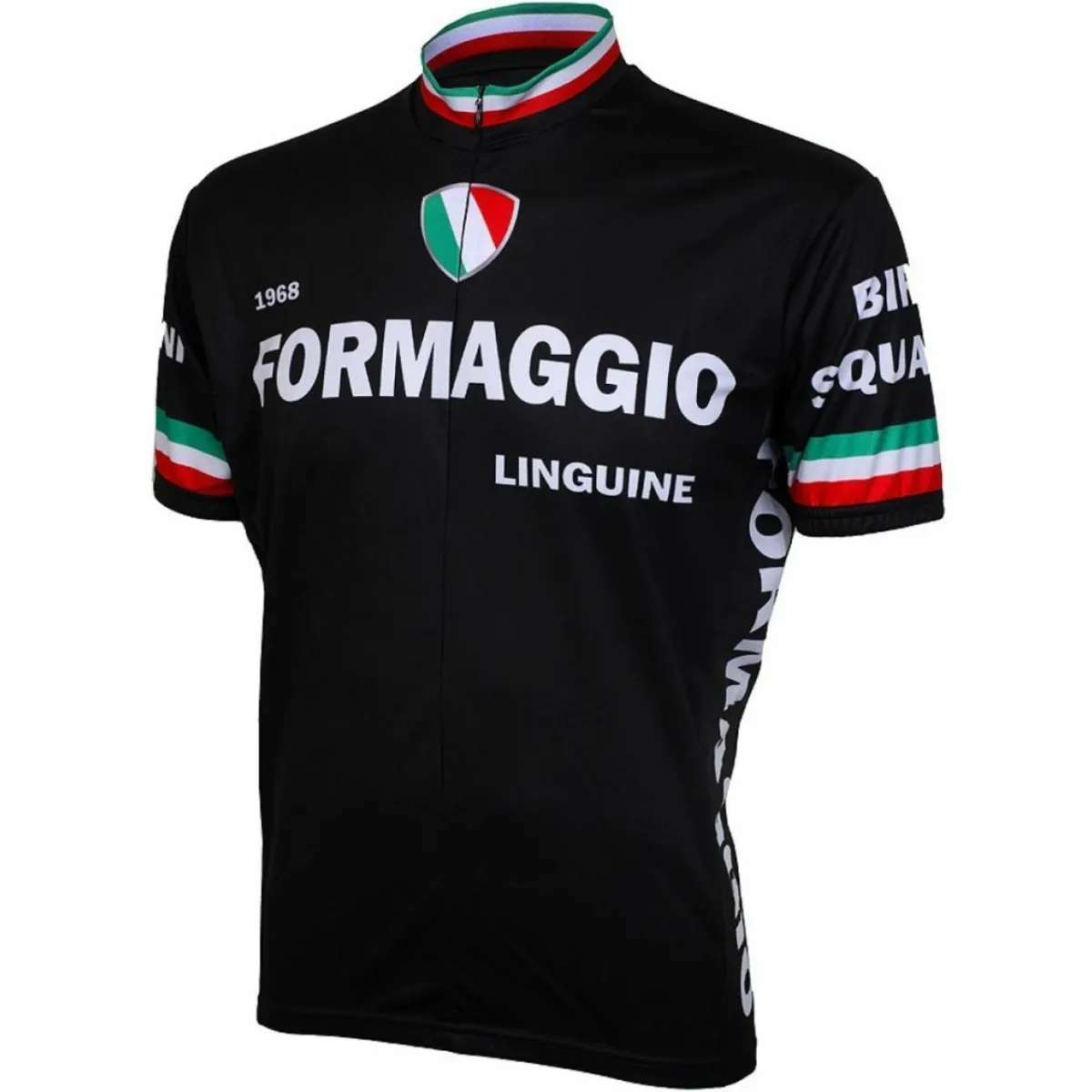 Formaggio 1968 Retro Short sleeve 19" zip men's cycling jersey