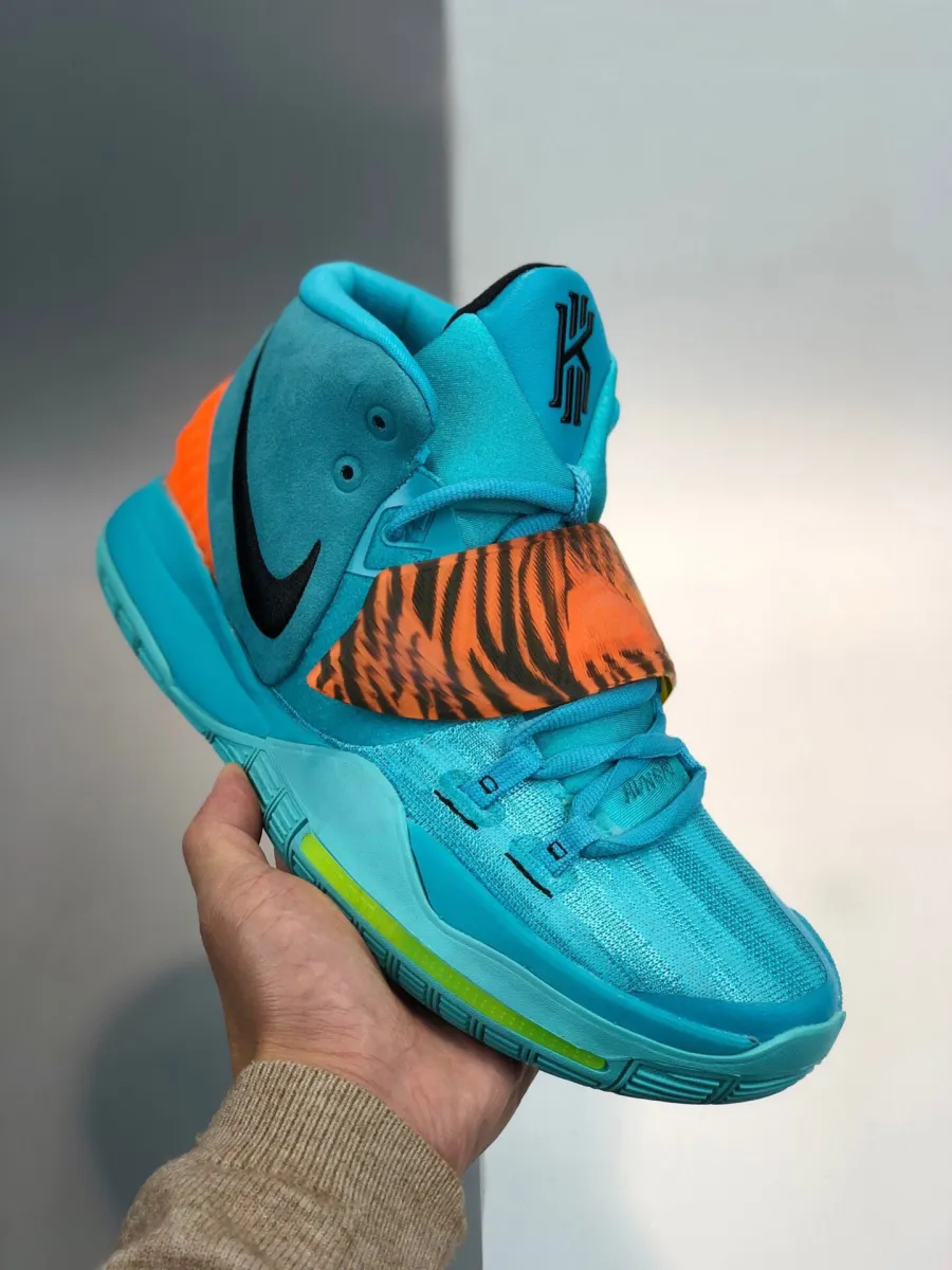 Nike Kyrie 6 Oracle Aqua/Black-Opti Yellow / kyrie 6 aqua