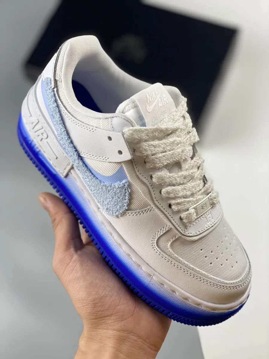 Nike Air Force 1 Shadow Canvas Chenille FJ4567-100 nike air force 1 canvas