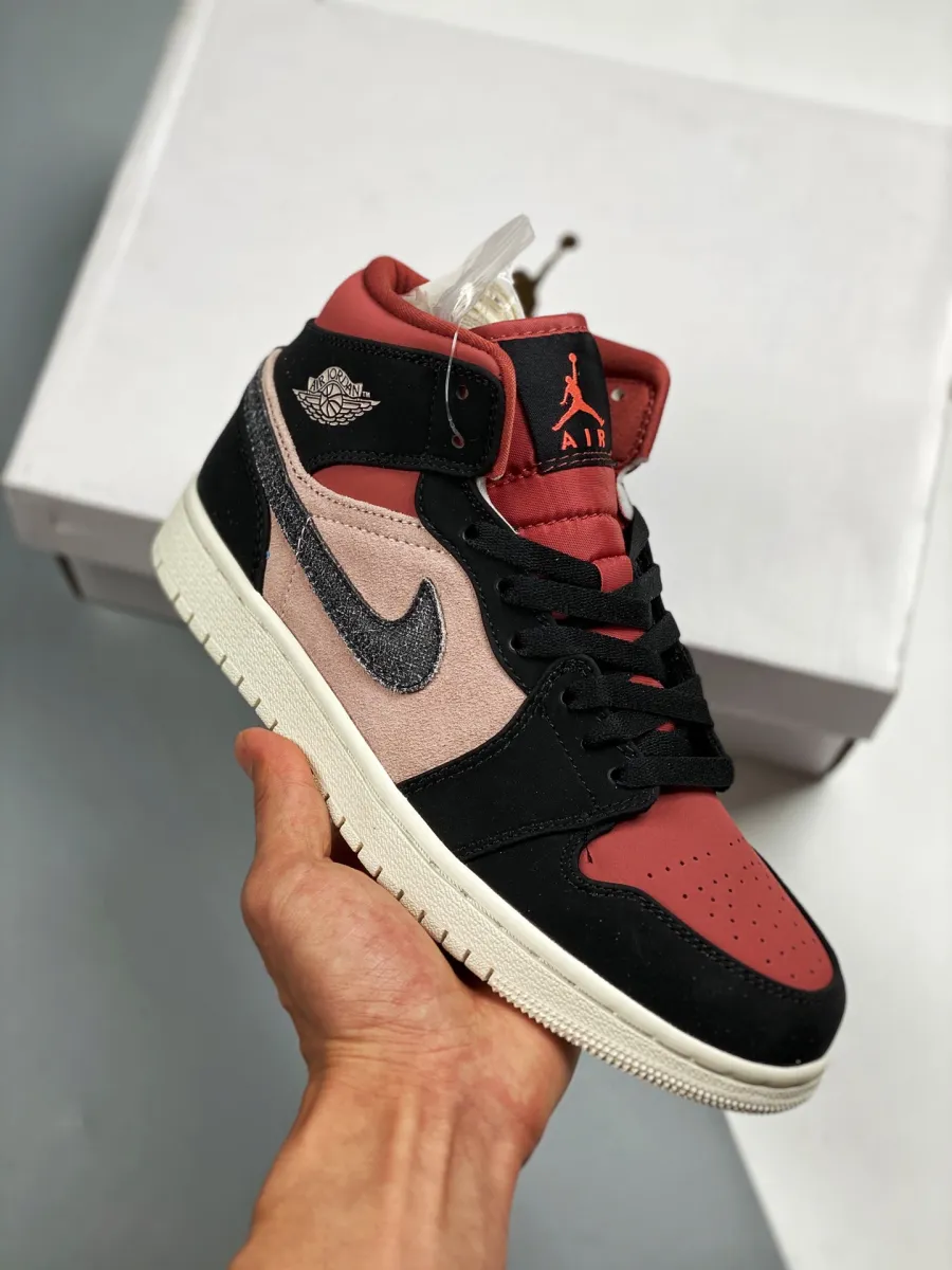 Air Jordan 1 Mid Canyon Rust jordan 1 mid burgundy