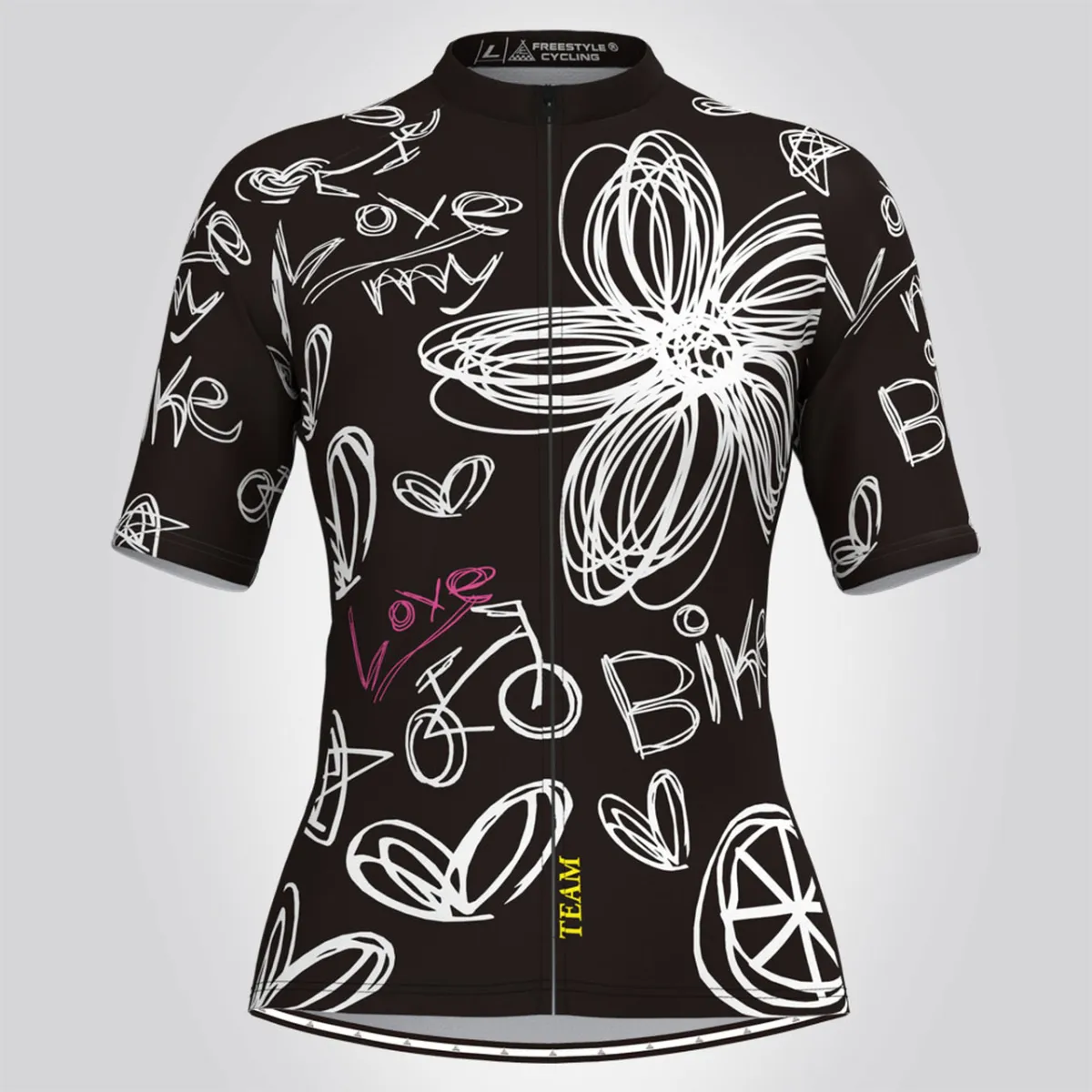 Arts Love My Bike Women's Cycling Jersey Online