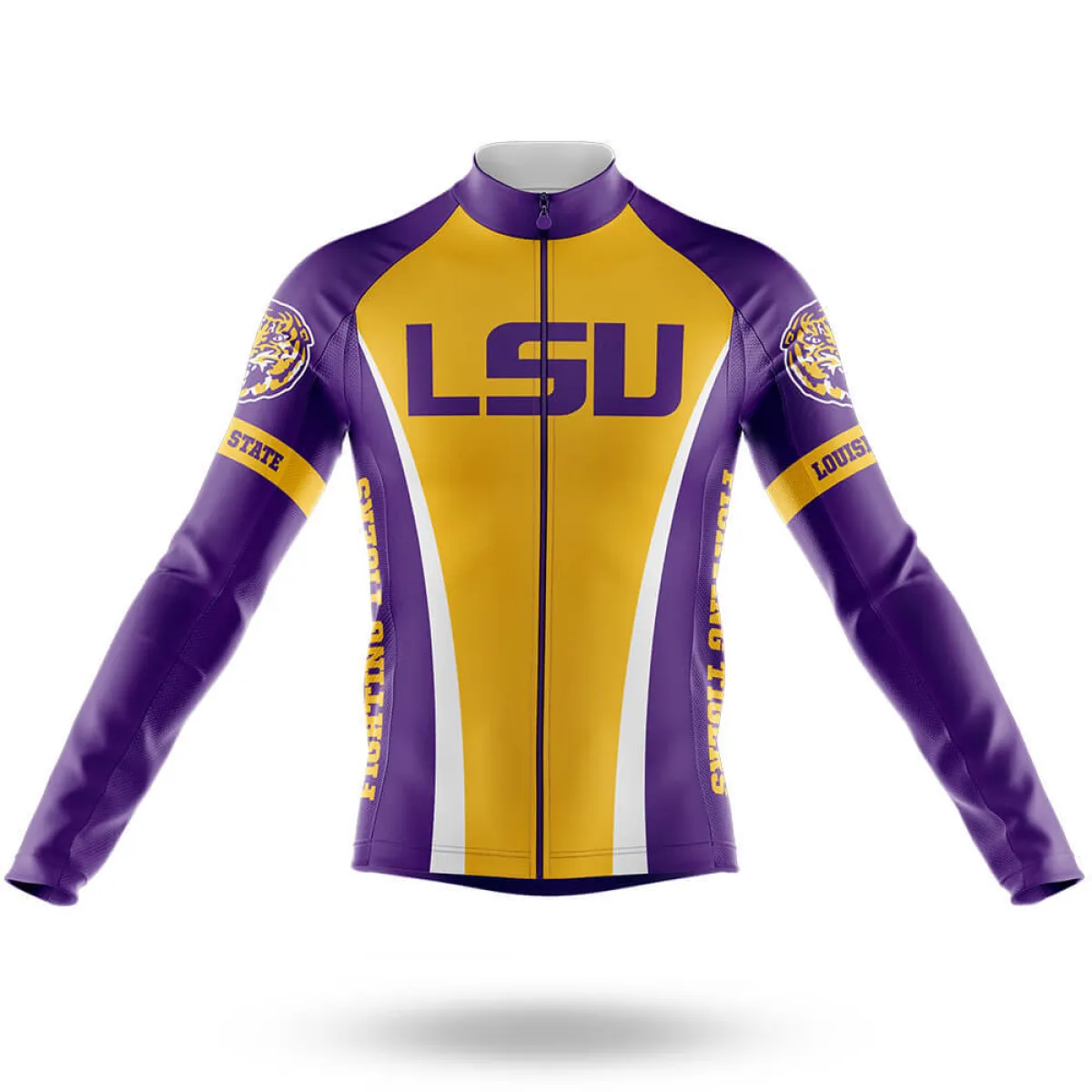 Louisiana State University Long Sleeve Cycling Jersey Only