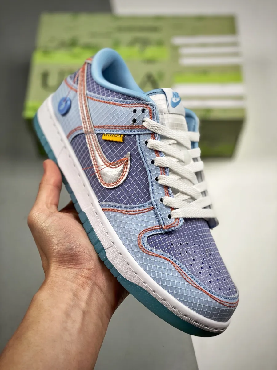 Union X Nike Dunk Low Blue/Purple DJ9649-400 / union dunk low argon