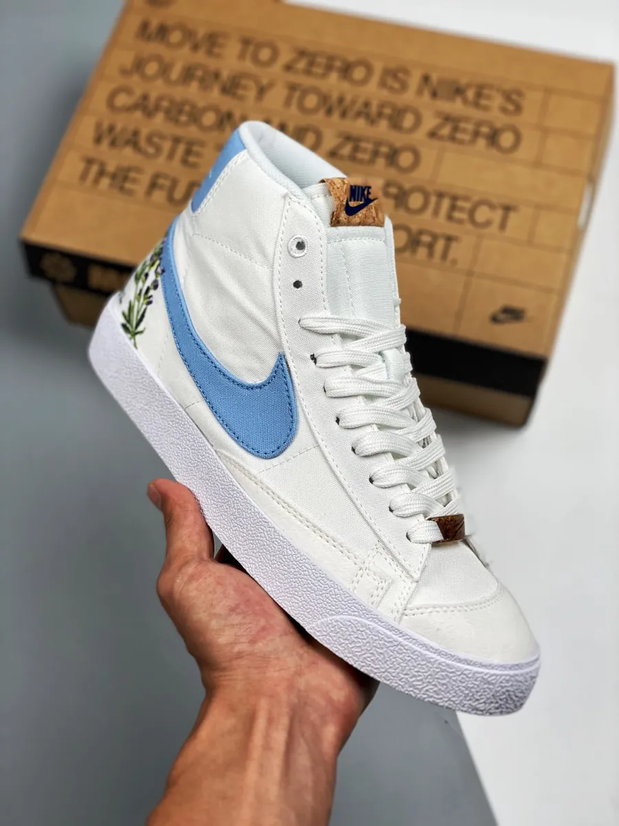 Nike Blazer Mid '77 'Indigo' White/Obsidian CI1166-100 #nike blazer mid 77 white indigo