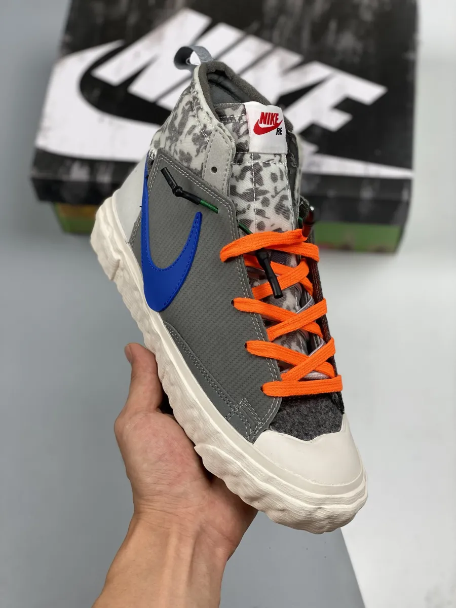READYMADE x Nike Blazer Mid Grey White readymade nike blazers